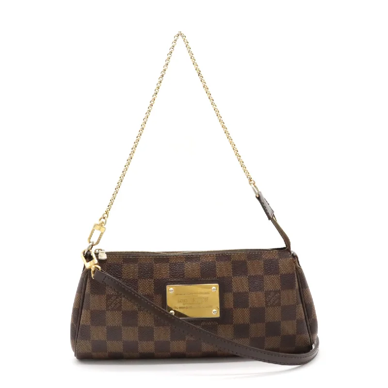 Louis Vuitton backpacks with a padded laptop compartment for travelLouis Vuitton Damier Eva Accessory Shoulder Bag N55213