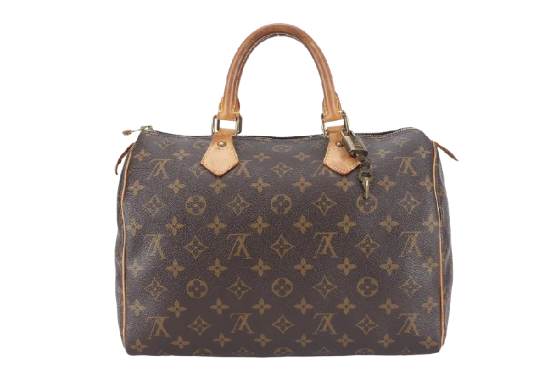 Louis Vuitton Twist bags with the iconic LV - turnlock closureLOUIS VUITTON SPEEDY 30 MONOGRAM CANVAS GOLD HARDWARE WITH PADLOCK & KEYS