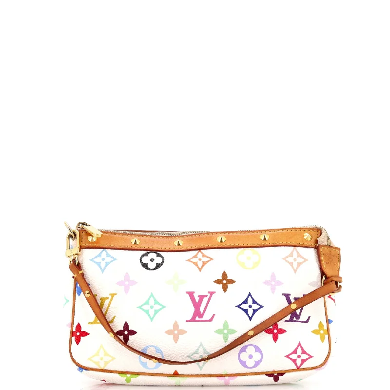 Trendy bucket bags for summerPochette Accessoires Monogram Multicolor