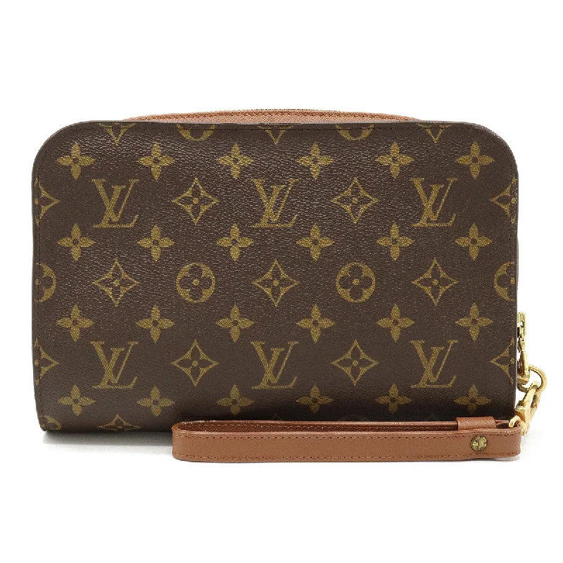 Ladies Louis Vuitton shoulder bags with a tassel decoration for charmLouis Vuitton Orsay Clutch Bag M51790