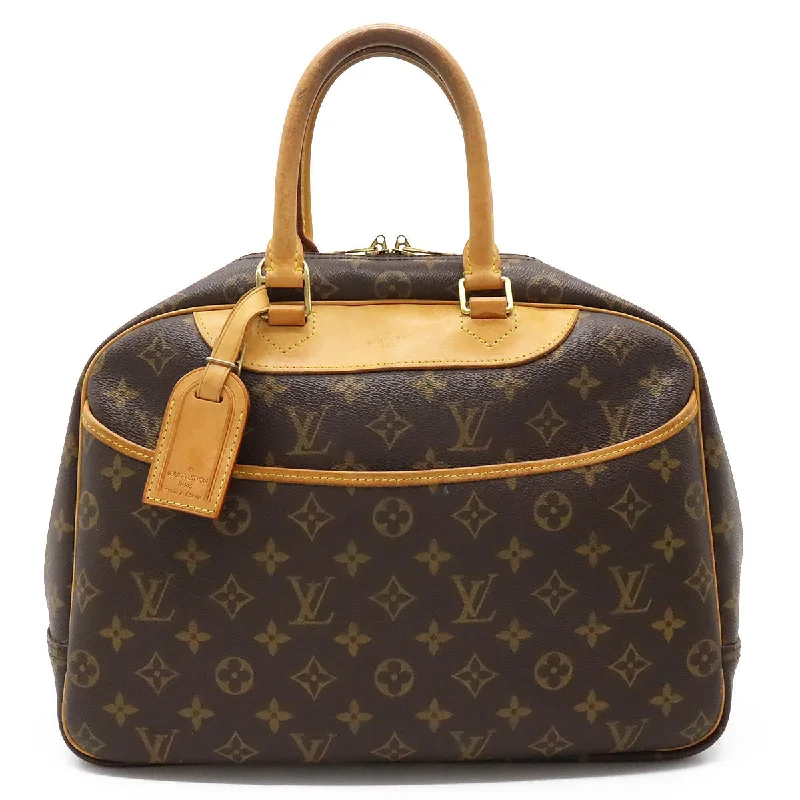 Louis Vuitton bags with a magnetic snap closure for easy accessLouis Vuitton Bowling Vanity Deauville Handbag M47270