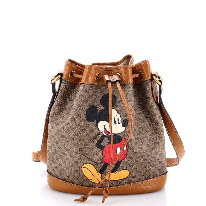 Best bags for business tripsDisney Mickey Mouse Bucket Bag Printed Mini GG Coated Canvas