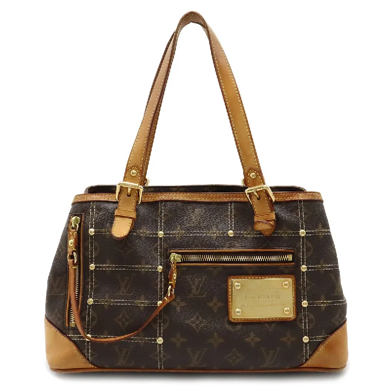 Louis Vuitton Alma bags featuring the signature top - handle designLouis Vuitton Monogram Rivet Shoulder Bag M40140