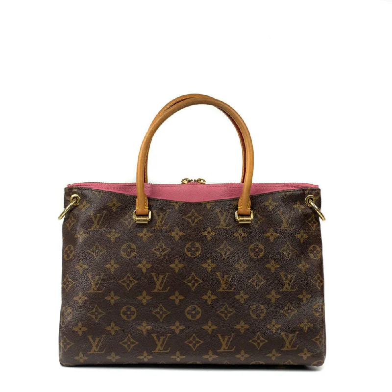 Louis Vuitton tote bags with a spacious interior and multiple pocketsLOUIS VUITTON MONOGRAM PALLAS BAG