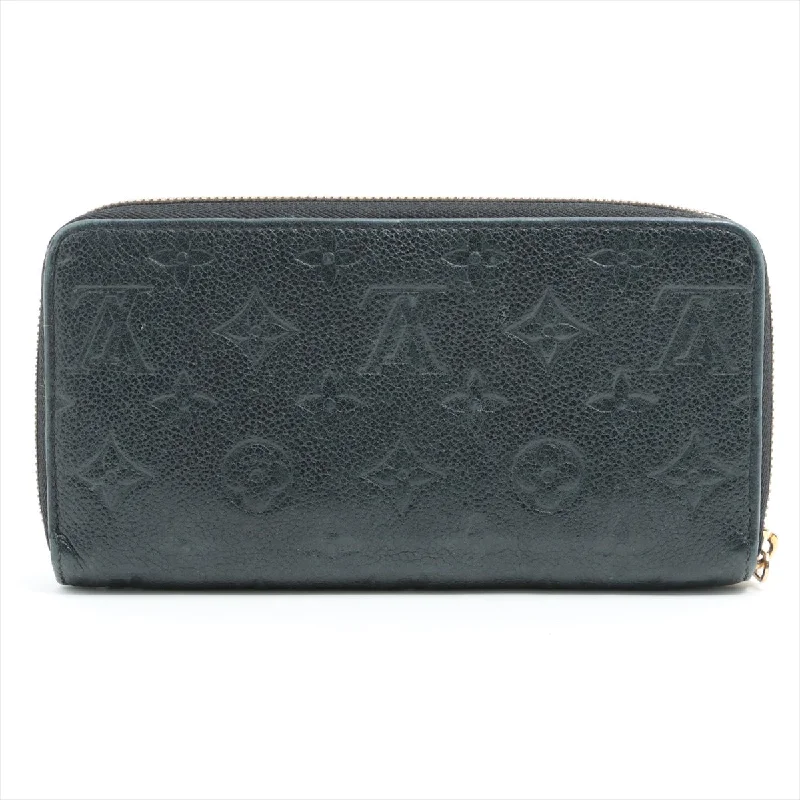 Louis Vuitton handbags with a back - zip pocket for storing valuablesLouis Vuitton Monogram Empreinte Zippy Wallet