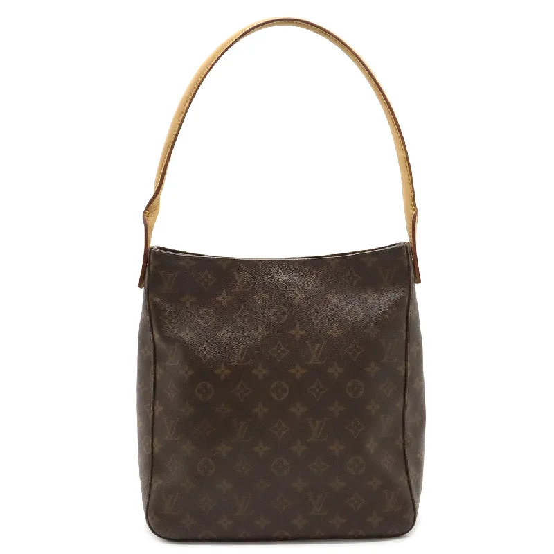 Louis Vuitton backpacks with a padded back panel for comfort during long - wearLouis Vuitton Monogram Looping GM M51145