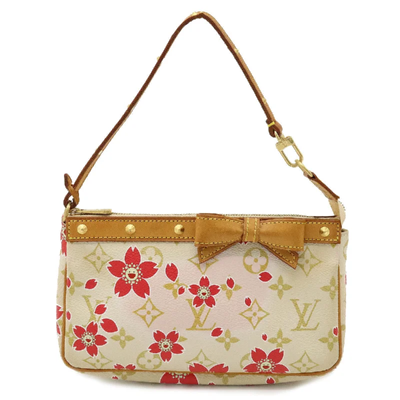 Louis Vuitton bags with a front - flap pocket for quick - access itemsLouis Vuitton Cherry Blossom Pochette M92008