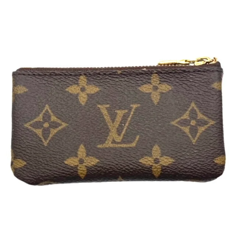 Louis Vuitton crossbody bags with a keychain holder for practicalityLOUIS VUITTON Monogram Pochette Cle M62650 Coin Case Key Ring