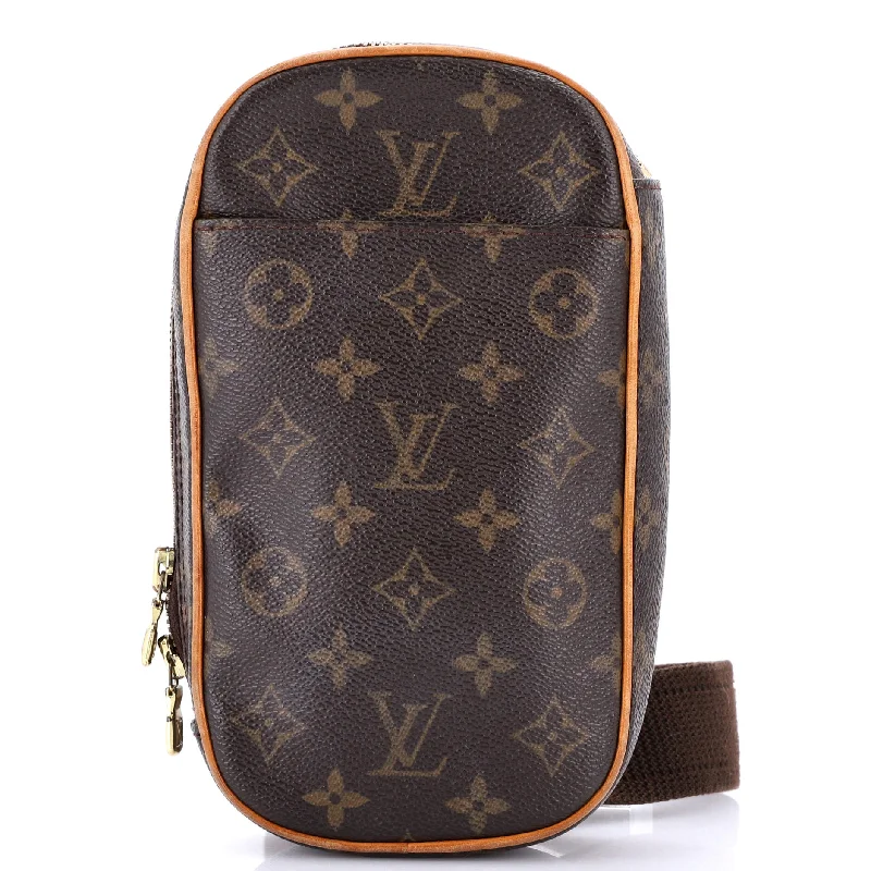 Designer bags with gold hardwarePochette Gange Monogram Canvas