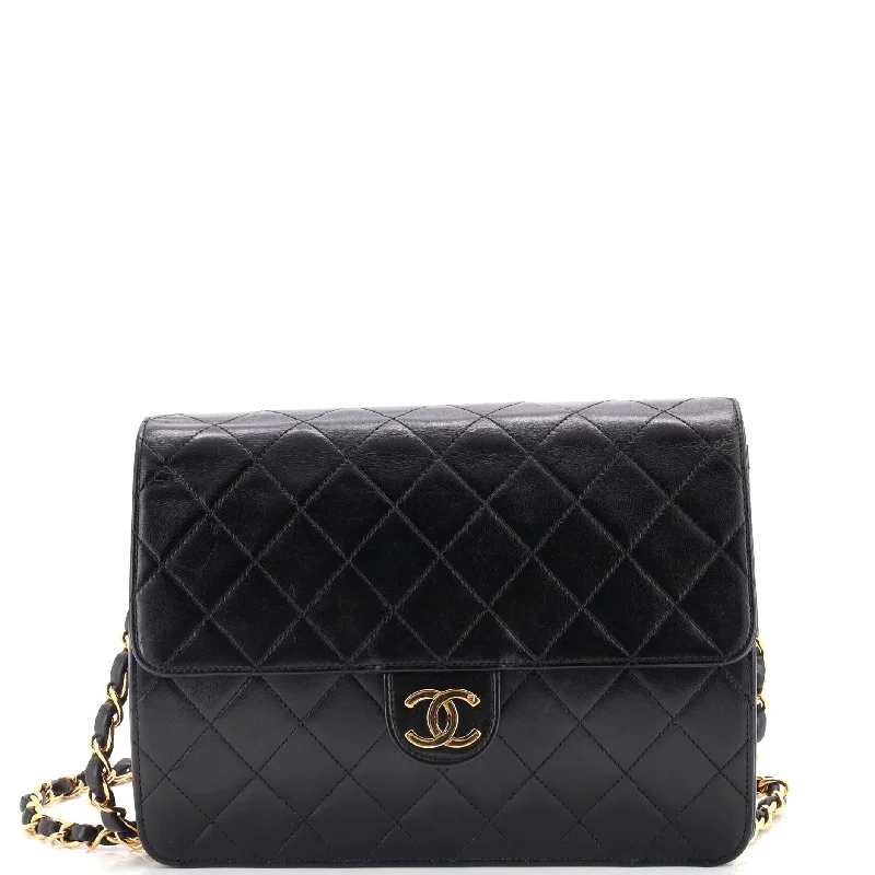 Designer bags with top handlesVintage Clutch with Chain Quilted Leather Small