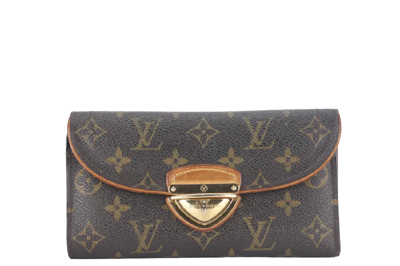 Louis Vuitton bags with a front - flap pocket for quick - access itemsLOUIS VUITTON EUGENIE WALLET MONOGRAM WITH DUST COVER AND BOX