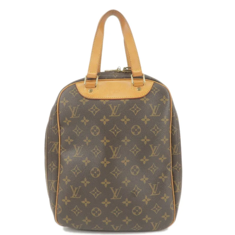 Louis Vuitton bags with a detachable mirror inside for on - the - go touch - upsLouis Vuitton Monogram Excursion Shoes Case Hand Bag M41450