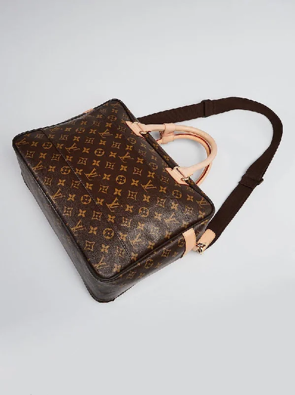 Ladies Louis Vuitton Capucines bags with gold - toned hardwareLOUIS VUITTON Monogram Canvas Icare Laptop Bag