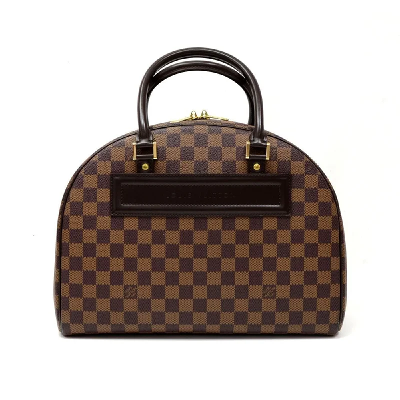 Ladies Louis Vuitton handbags with a detachable coin purse insideLouis Vuitton Damier Ebene Canvas Nolita Satchel Bag