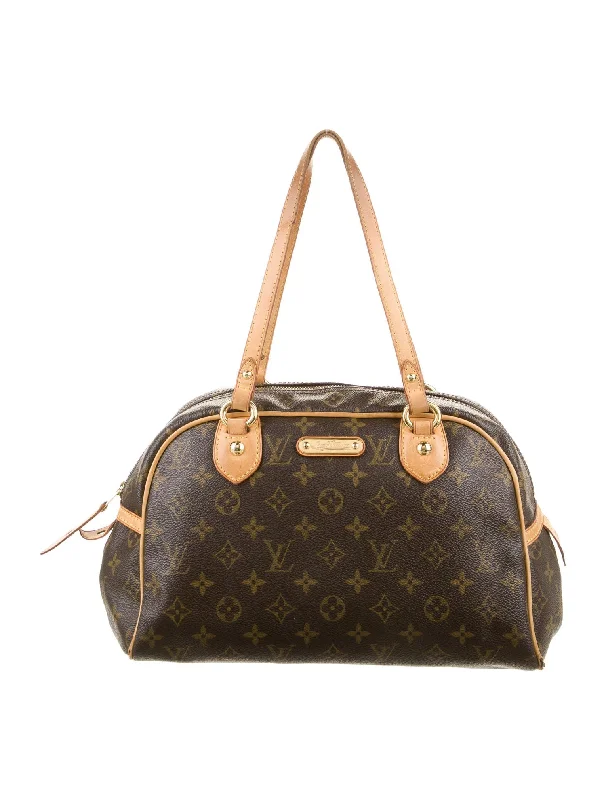 Louis Vuitton backpacks with a sleek, minimalist design for styleLouis Vuitton Monogram Montorgueil PM Bag