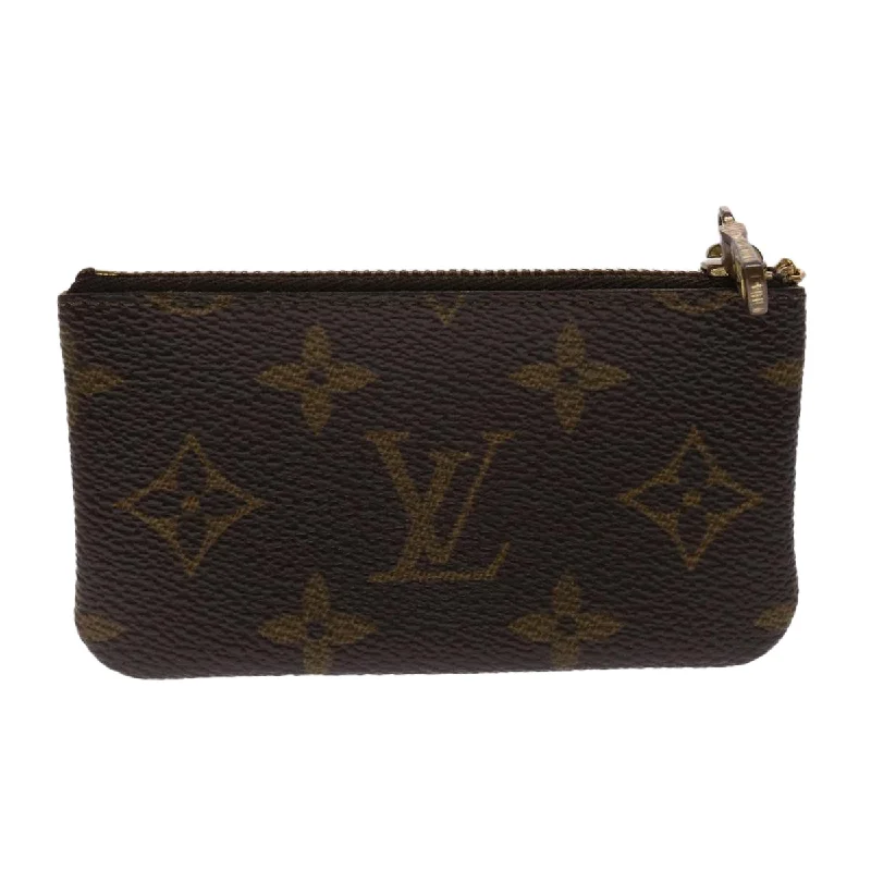 Ladies Louis Vuitton Capucines bags with gold - toned hardwareLouis Vuitton Monogram Pochette Cles Coin Purse M62650 LV Auth yk7602