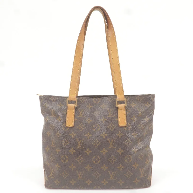 Louis Vuitton bags with a magnetic snap closure for easy accessLouis Vuitton Monogram Cabas Piano Tote Bag M51148