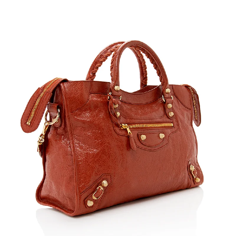 High-end designer bags for menBalenciaga Agneau Giant 12 City Satchel - FINAL SALE (SHF-18040)