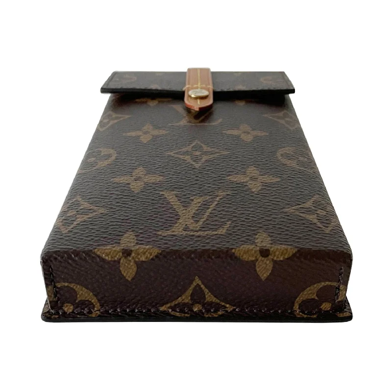 Louis Vuitton bags with a front - flap pocket for quick - access itemsLouis Vuitton Monogram Box Phone Case