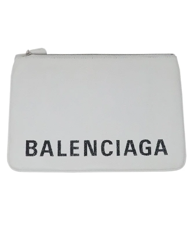 Best-selling designer bags 2025Balenciaga White Leather Handbag