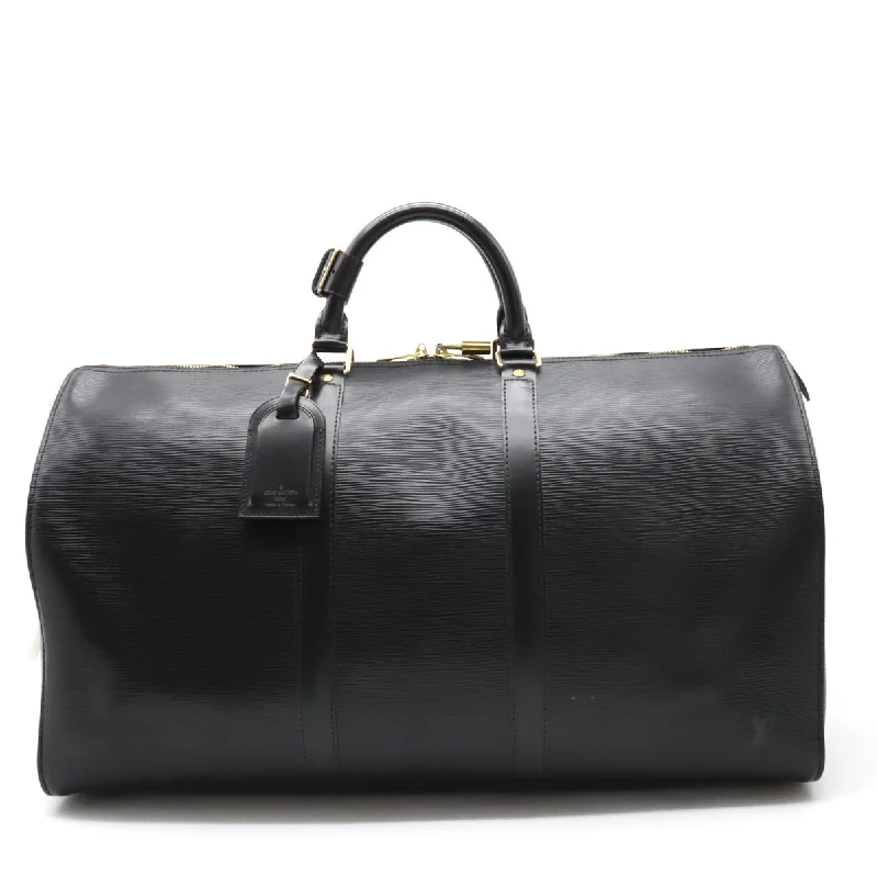 Small - sized Louis Vuitton Pochette Metis bags for a compact carryLouis Vuitton Epi Keepall Black M42962