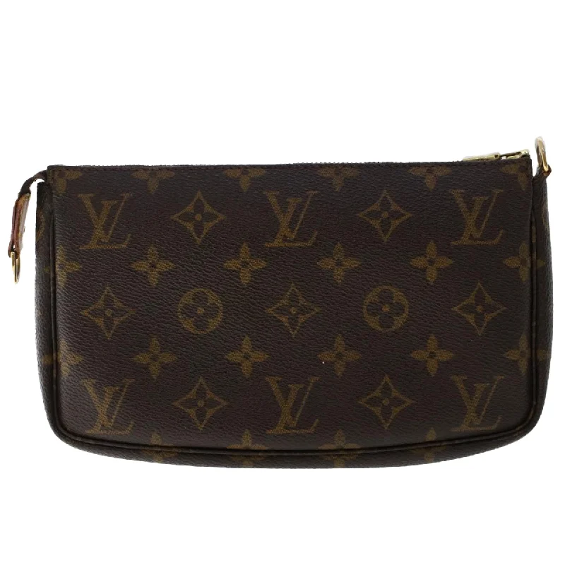 Louis Vuitton Alma bags featuring the signature top - handle designLOUIS VUITTON Monogram Pochette Accessoires Pouch M51980 LV Auth 50011