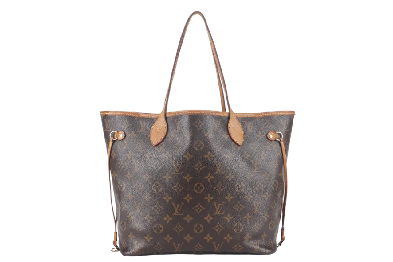 Ladies Louis Vuitton shoulder bags with a single - handle silhouetteLOUIS VUITTON NEVERFULL MM (M40156) MONOGRAM CANVAS GOLD HARDWARE NO DUST COVER