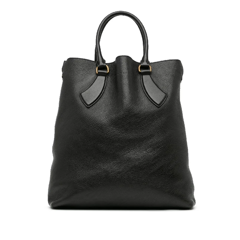 Top-rated backpack brandsBlack Burberry Leather Tote