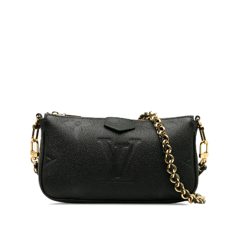 Louis Vuitton handbags with a metal - framed clasp for durabilityLouis Vuitton Monogram Giant Empreinte Pochette Accessoires