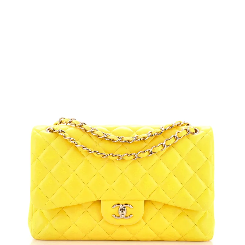 Luxury bags with exotic skinsClassic Double Flap Bag Quilted Lambskin Jumbo