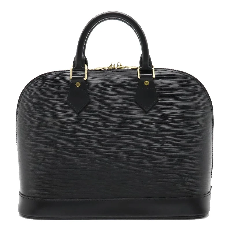 Louis Vuitton bags with a zip - around closure for enhanced securityLouis Vuitton Epi Alma Handbag Noir M52142