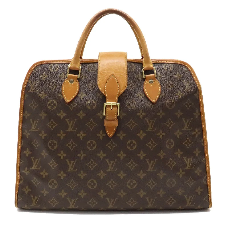 Ladies Louis Vuitton shoulder bags with a single - handle silhouetteLouis Vuitton Rivoli Document Bag M53380