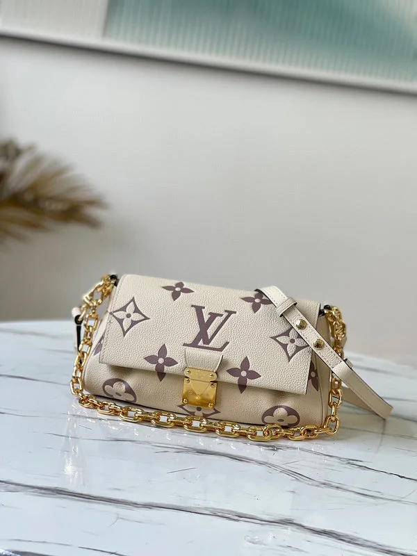 Louis Vuitton Twist bags with a crystal - embellished LV - turnlockBC - LOUIS VUITTON BAGS - 2063