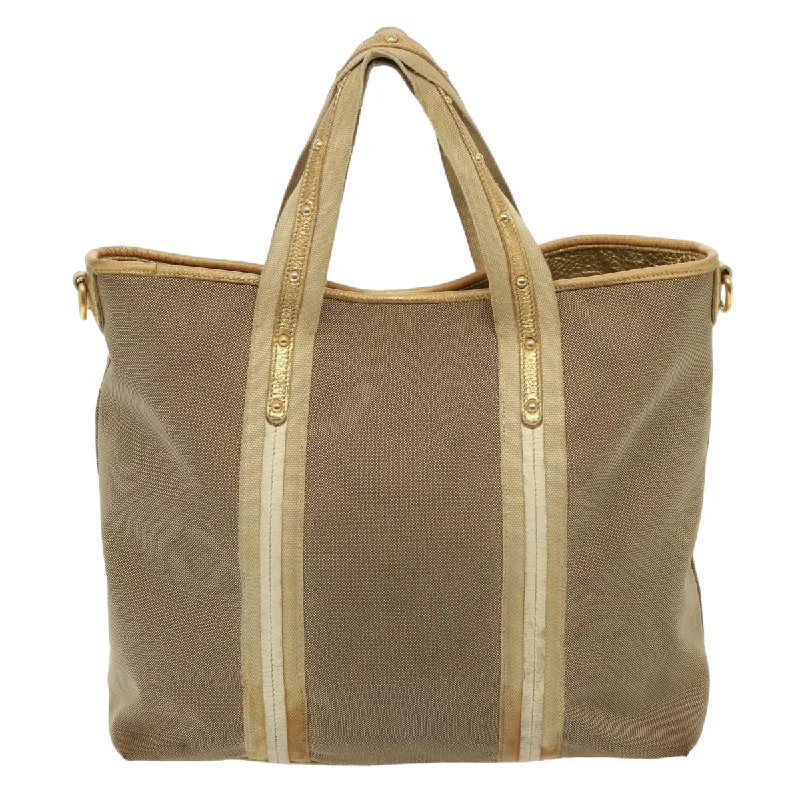 Ladies Prada Galleria bags with a detachable shoulder strapPRADA Hand Bag Canvas 2way Beige  yk13194