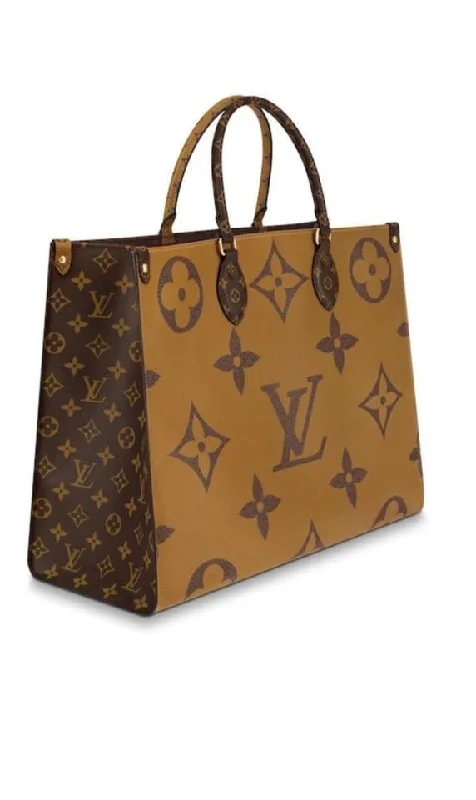 Louis Vuitton backpacks with a hidden back pocket for securityLouis Vuitton Giant On The Go Monogram GM Tote