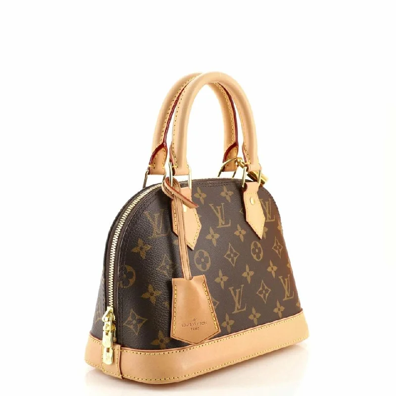 Louis Vuitton tote bags with a spacious interior and multiple pocketsLOUIS VUITTON Monogram Canvas Mini Alma BB Bag