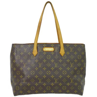 Louis Vuitton Twist bags with a contrast - colored interior for visual interestLouis Vuitton Wilshire GM Monogram Tote Bag M45645