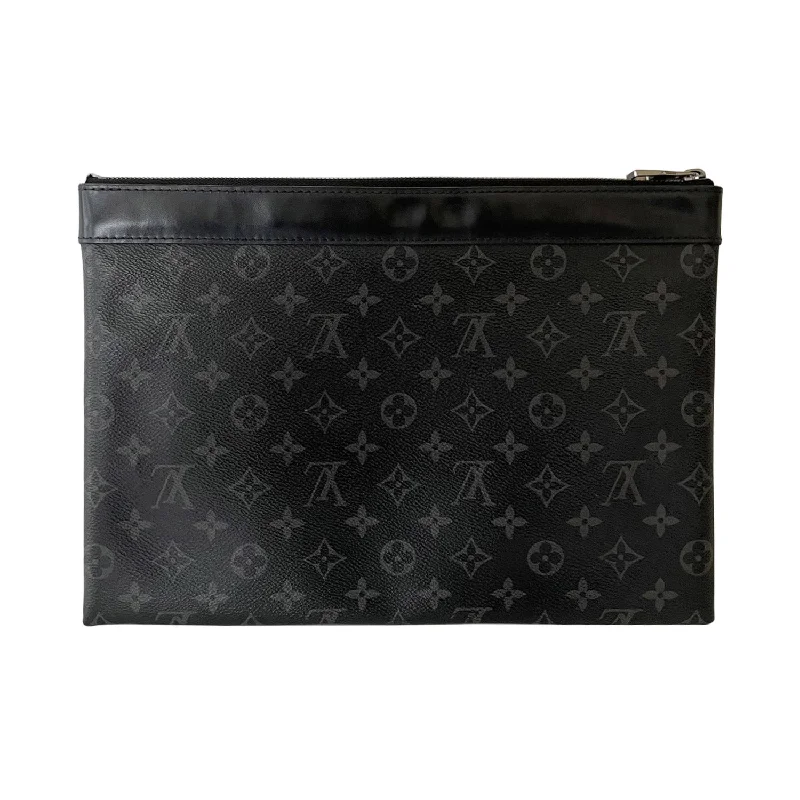 Small - sized Louis Vuitton Pochette Metis bags for a compact carryLouis Vuitton Monogram Eclipse Discovery Pochette