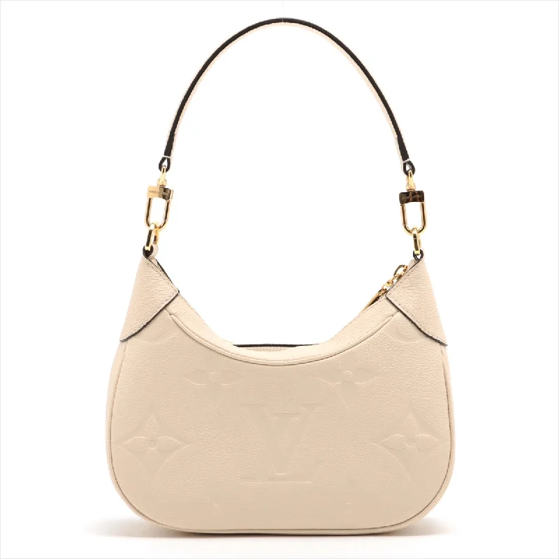 Louis Vuitton Alma bags with a monogram - embossed leather surfaceLouis Vuitton Monogram Empreinte Bagatelle