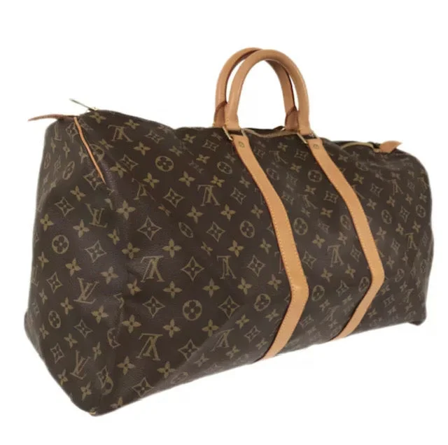 Medium - sized Louis Vuitton tote bags for work and shoppingLOUIS VUITTON MONOGRAM KEEPALL 55 TRAVEL BAG