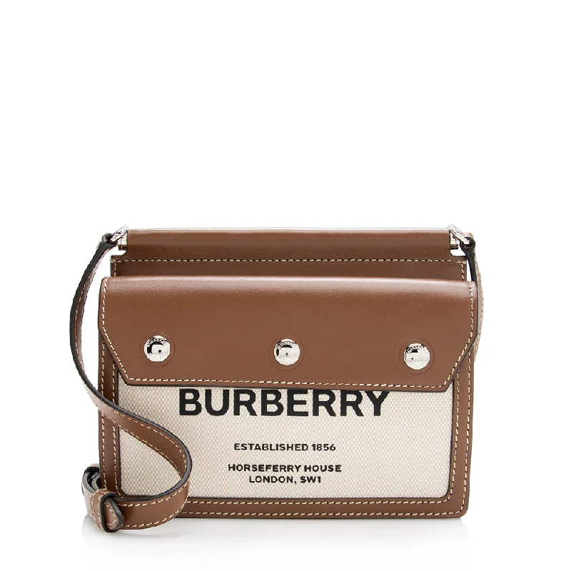 Water-resistant travel backpacksBurberry Smooth Calfskin Horseferry Print Title Mini Shoulder Bag (SHF-16316)