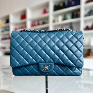 Chanel All - Match Handbag for Versatile StylingClassic Flap Maxi 33cm Double Flap Lambskin SHW No 17