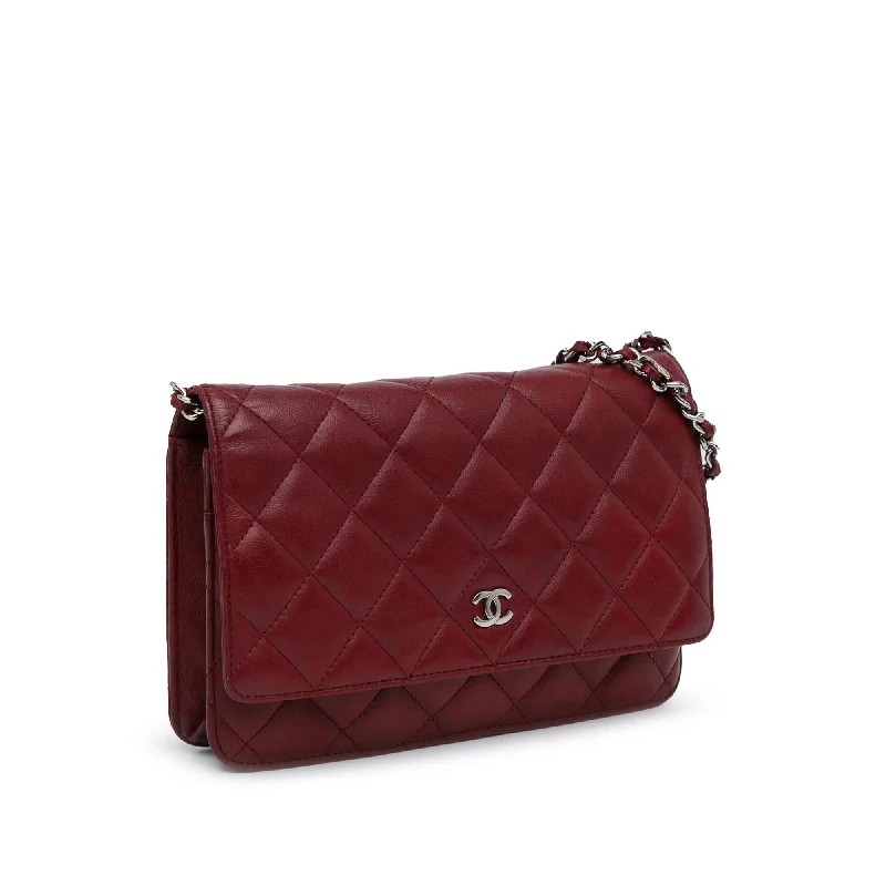 Chanel All - Match Handbag for Versatile StylingChanel Classic Lambskin Wallet on Chain (WFpLmz)