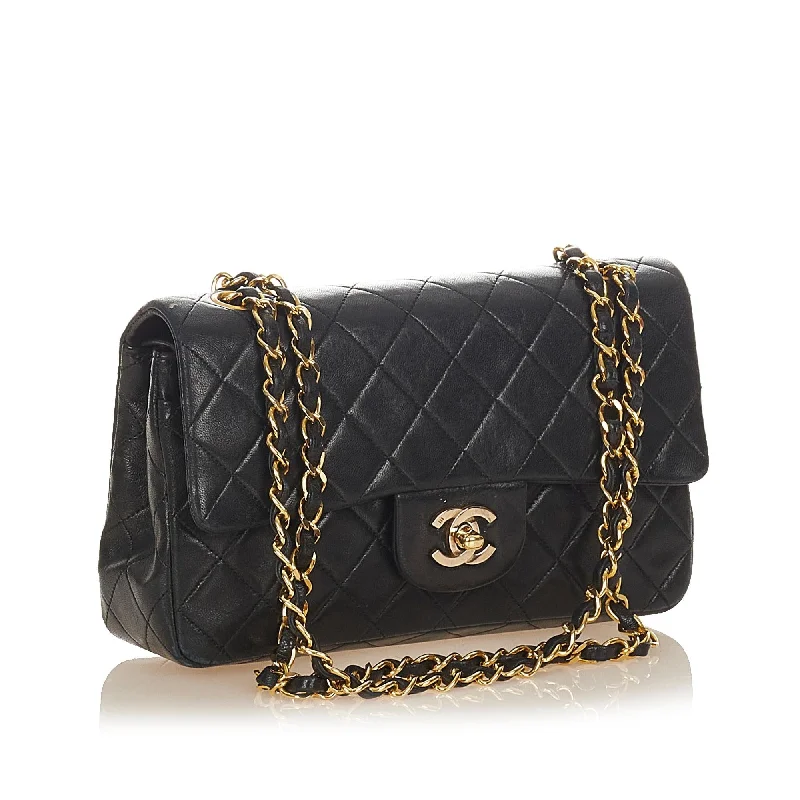 Chanel Luxury Handbag for High - End EventsChanel Classic Small Lambskin Leather Double Flap Bag (28015)