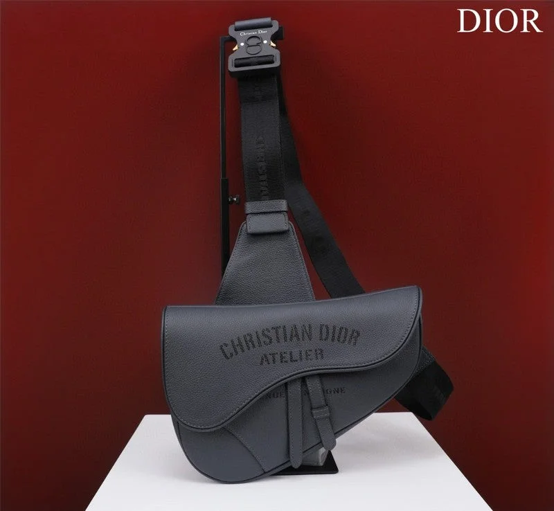 Christian Dior Saddle bags with a patent leather finish for a shiny lookBC - Dior Bags - 1965