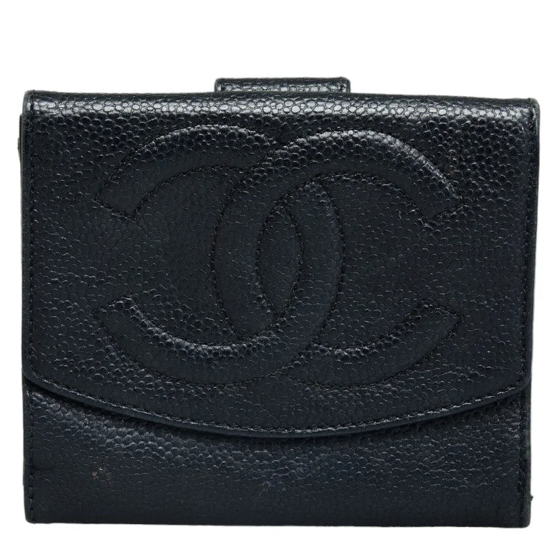 Chanel Medium Tote Bag for Office LadiesChanel Coco Double Fed Wallet Compact Wallet Black Leather  Chanel