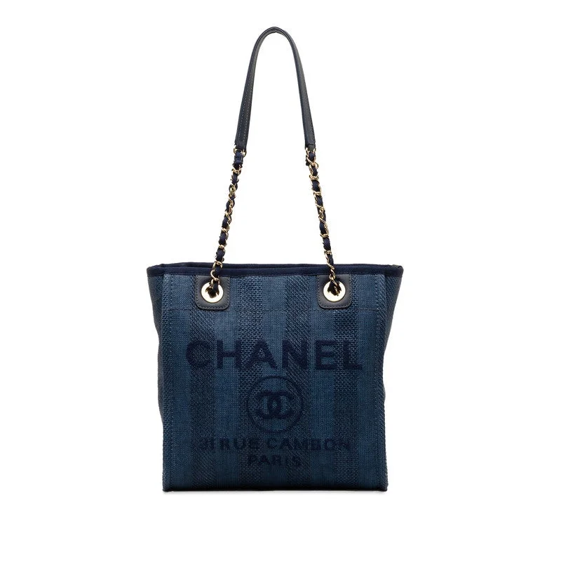 Chanel Designer Handbag with Unique DesignChanel Dolphin PM Shoulder Bag Navy Raffia Leather  Chanel