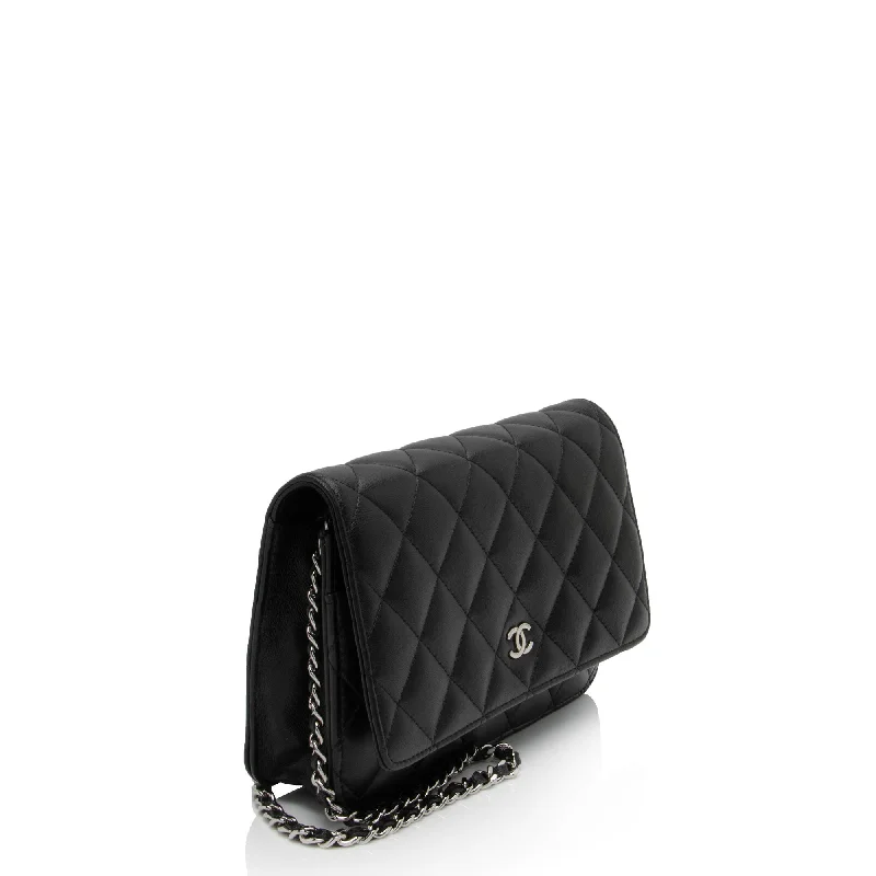 Chanel Classic Flap Bag for Evening PartyChanel Lambskin Classic Wallet on Chain (zqvIju)