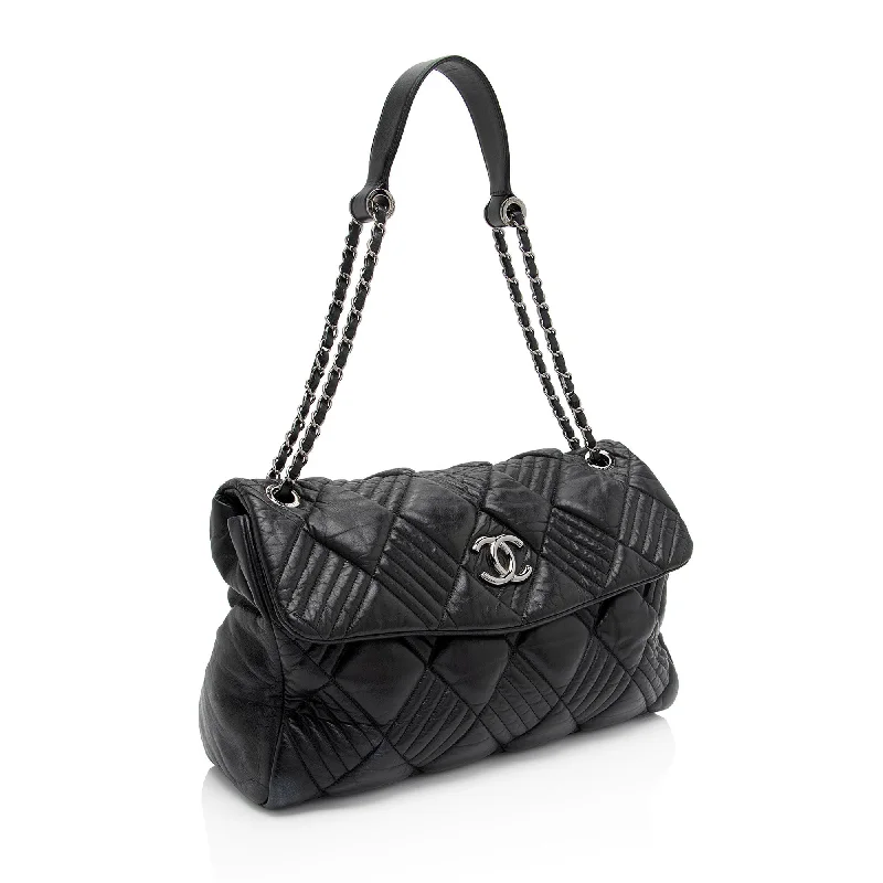 Chanel bags that pair perfectly with any outfitChanel Lambskin In and Out Maxi Flap Bag (A4kgjG)