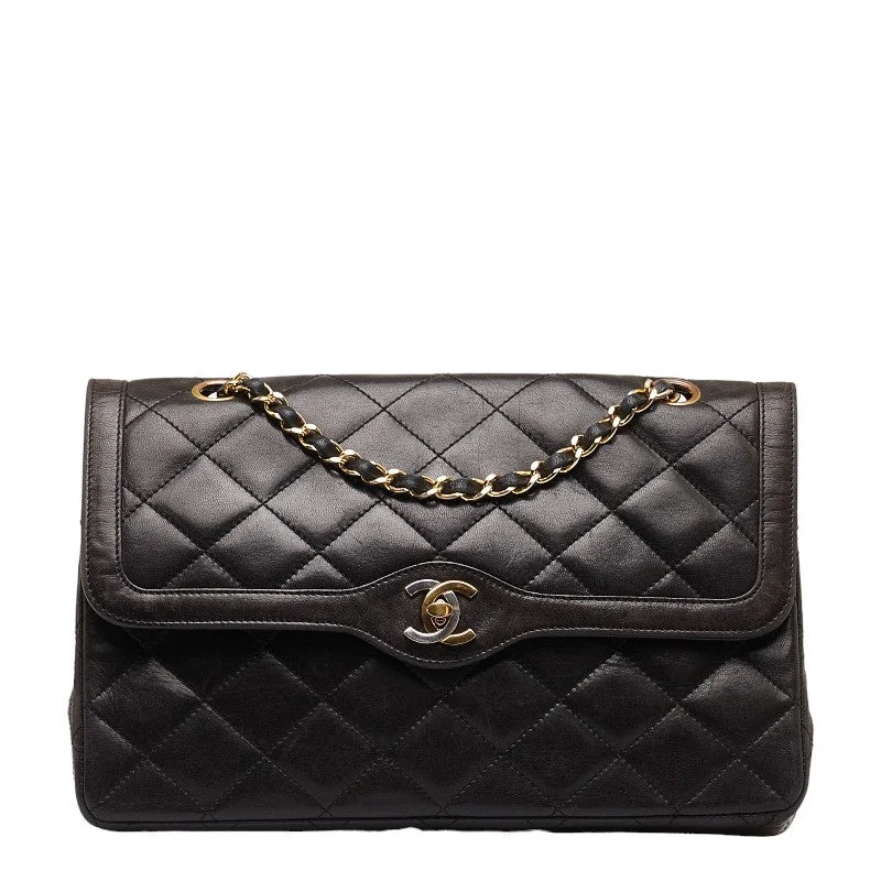 Chanel bags with classic and elegant designsChanel Matrasse Double Flap  Limited Handbag Chain Shoulder Bags Black  S  CHANEL